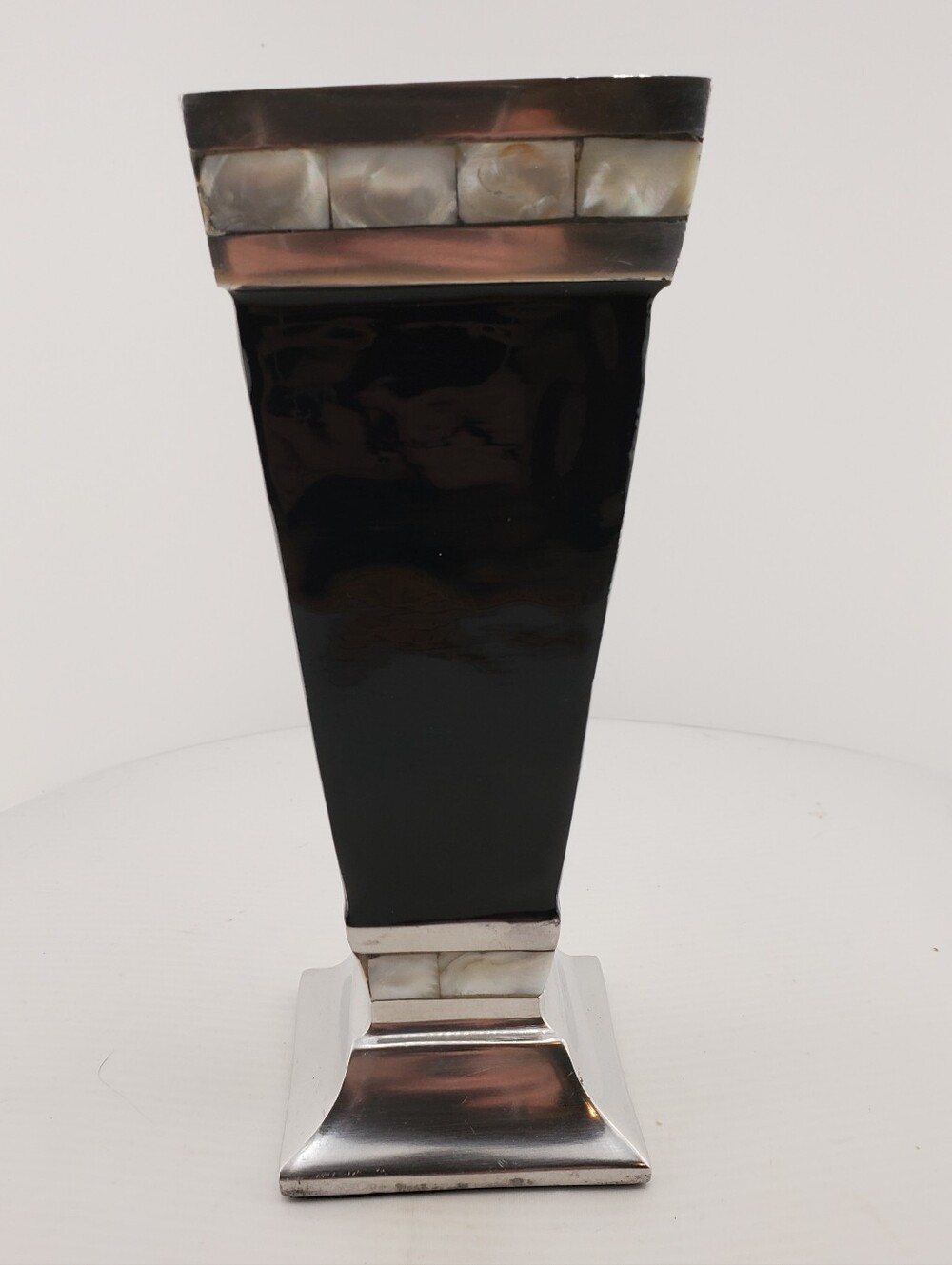 Julia Knight Sand Cast MOP Vase